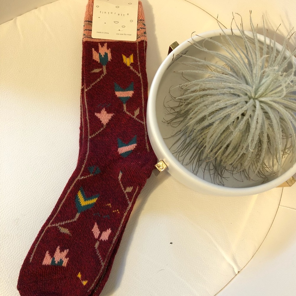 Anthro wool blend sock NWT